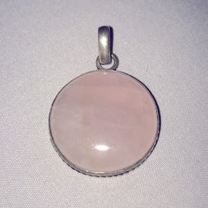 Rose quartz pendant